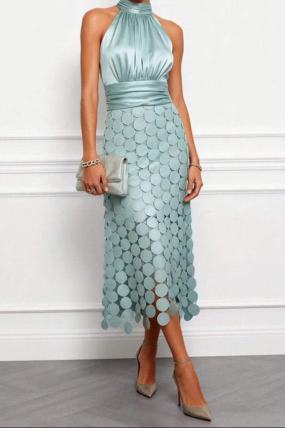 Celine | Elegant Midi Wedding Dress For Fall