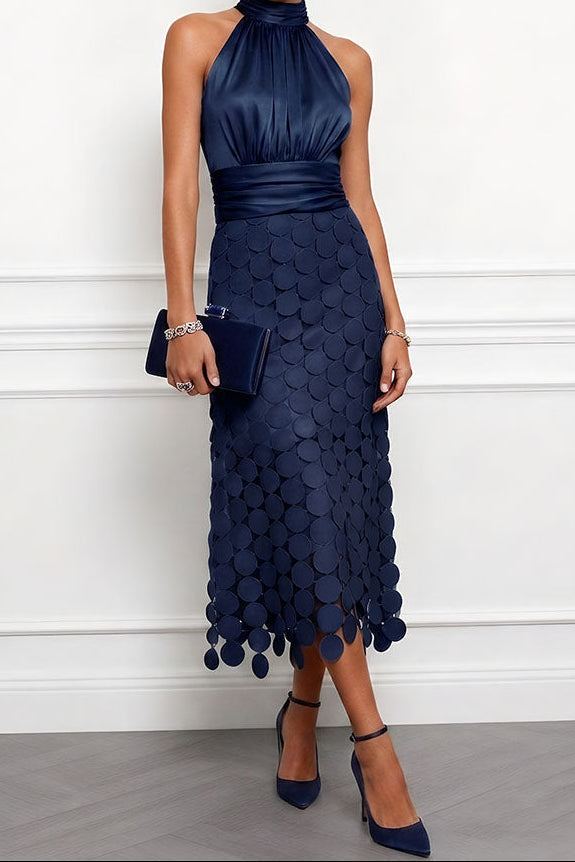 Celine | Elegant Midi Wedding Dress For Fall
