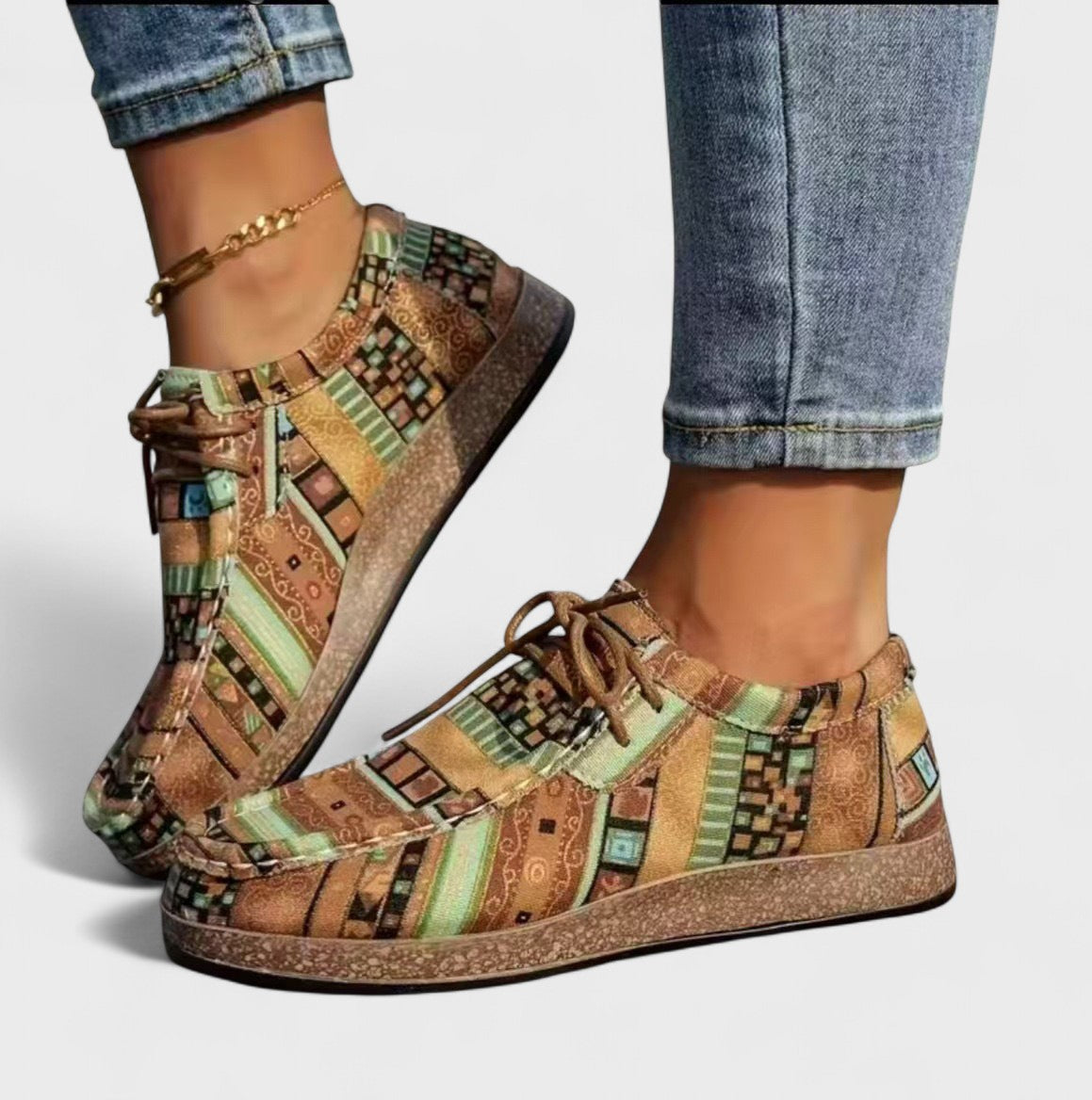 Amélie | Boho Patchwork Sneakers