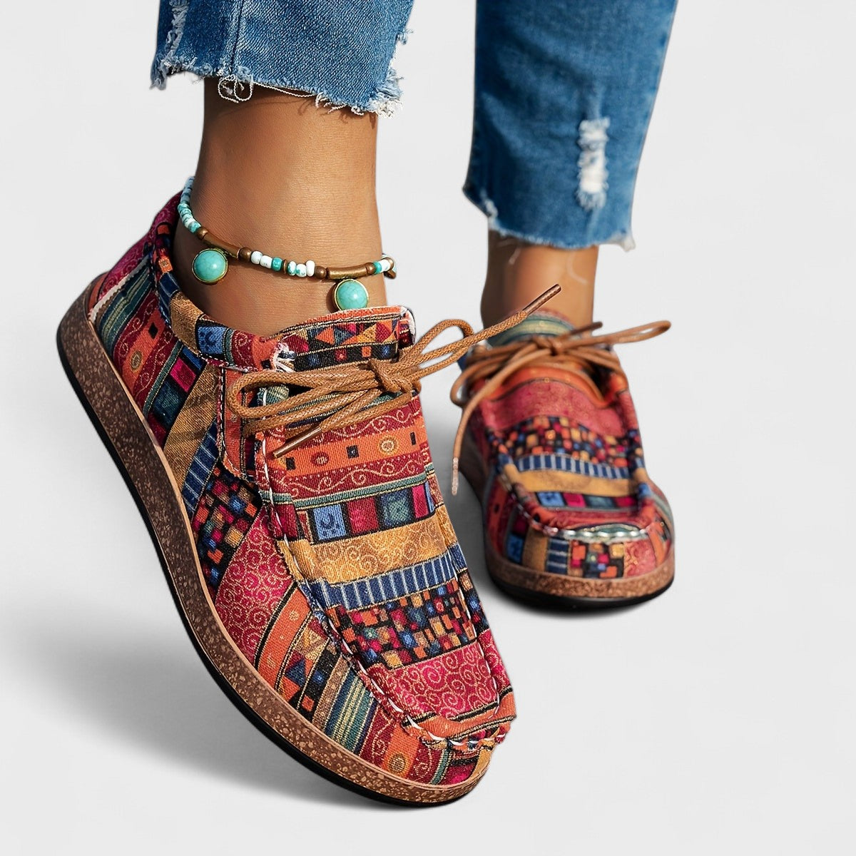 Amélie | Boho Patchwork Sneakers