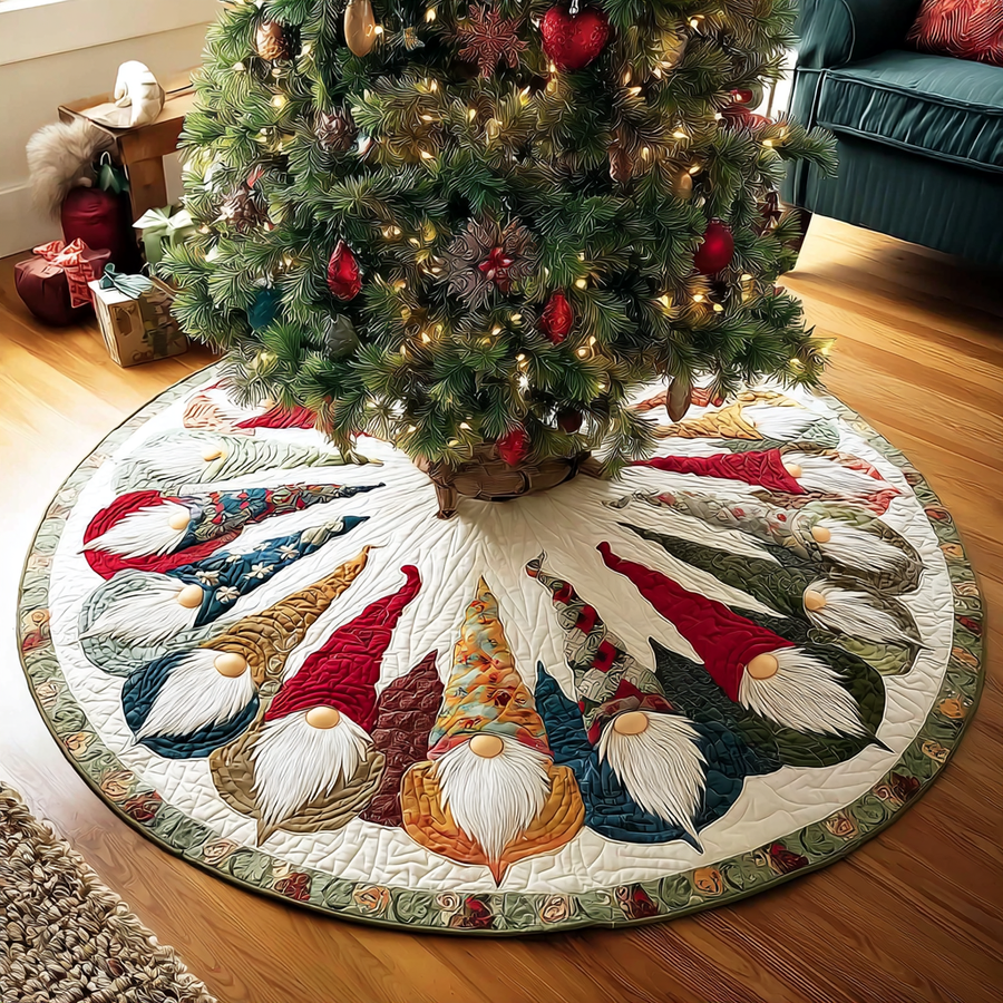 FIONA | CREAM GNOME CHRISTMAS TREE SKIRT