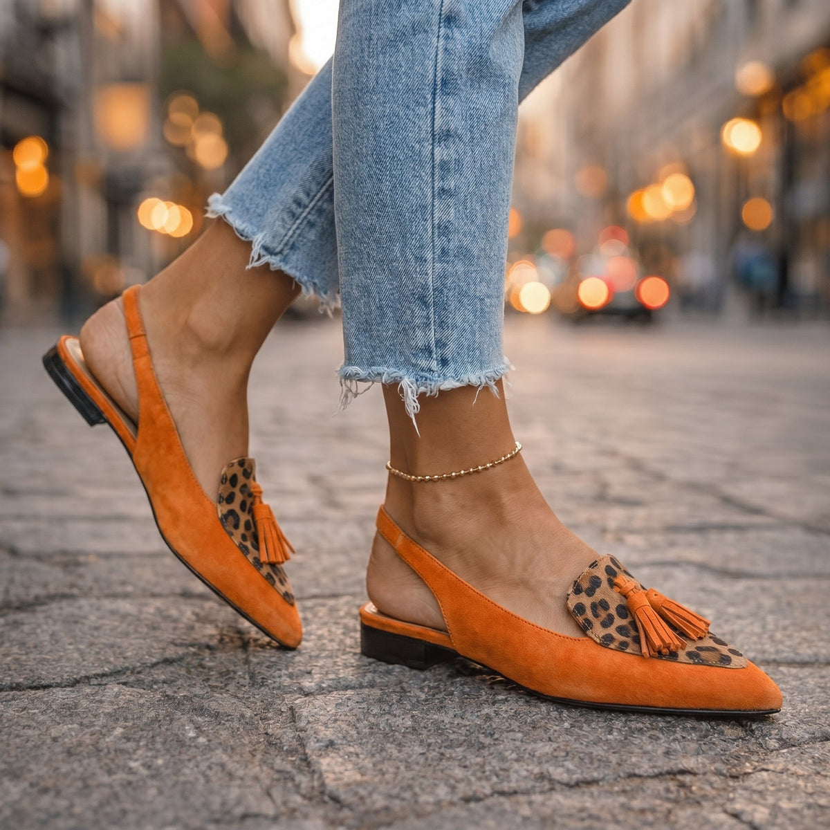 Eliza | Strappy Sandals with Tassel Detail