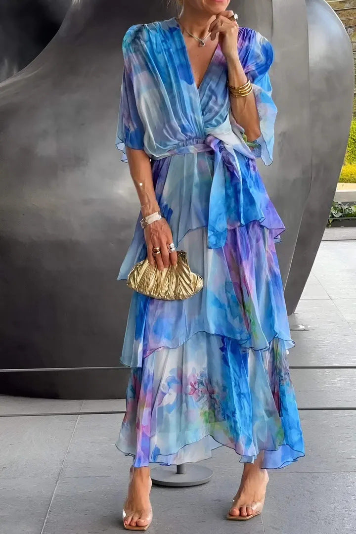 Soleil Floral Layer Dress