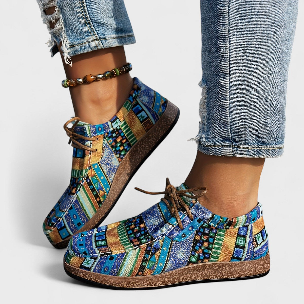 Amélie | Boho Patchwork Sneakers