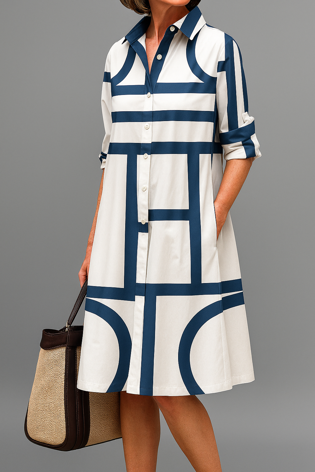 Siena | Elegant and Refined Midi Dress