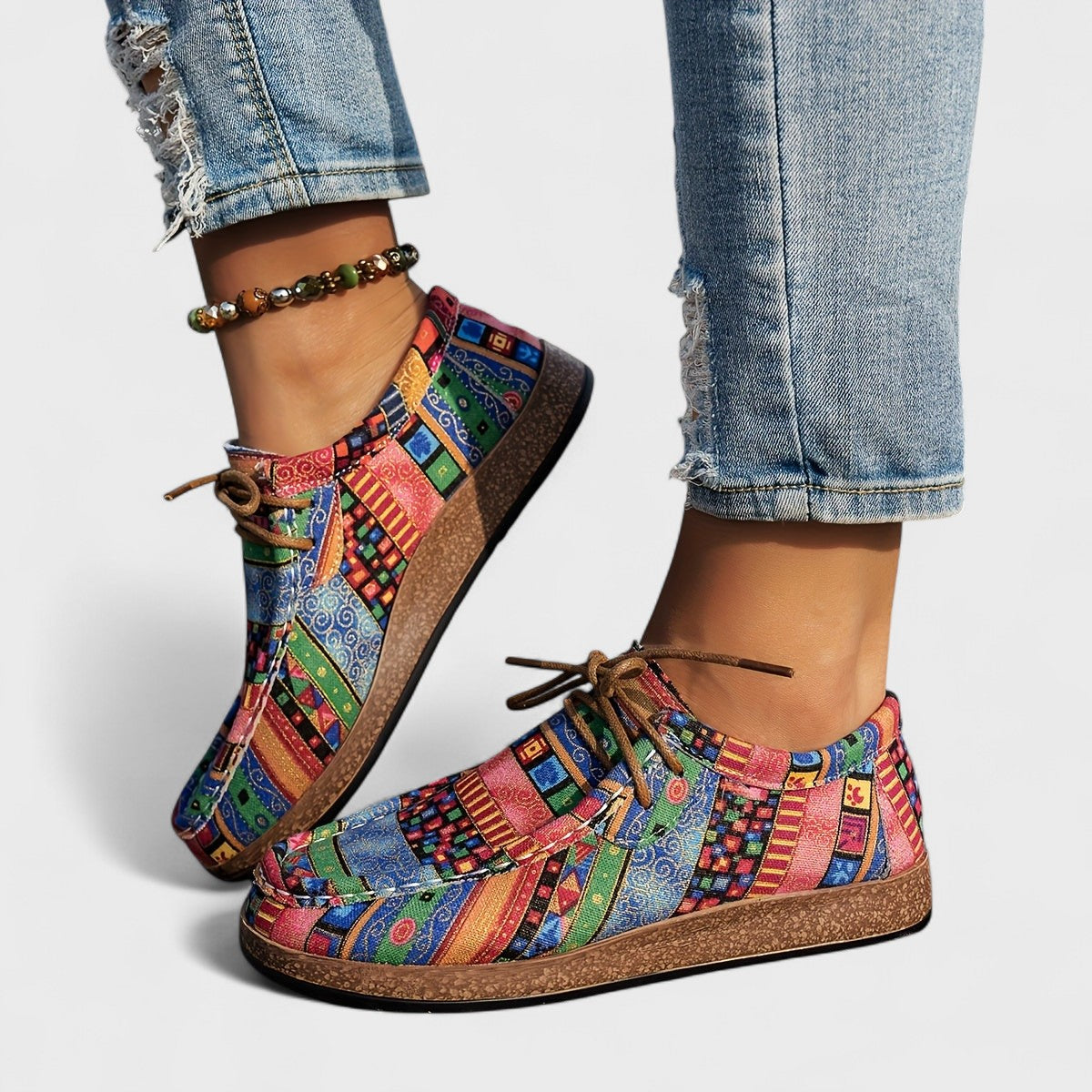 Amélie | Boho Patchwork Sneakers