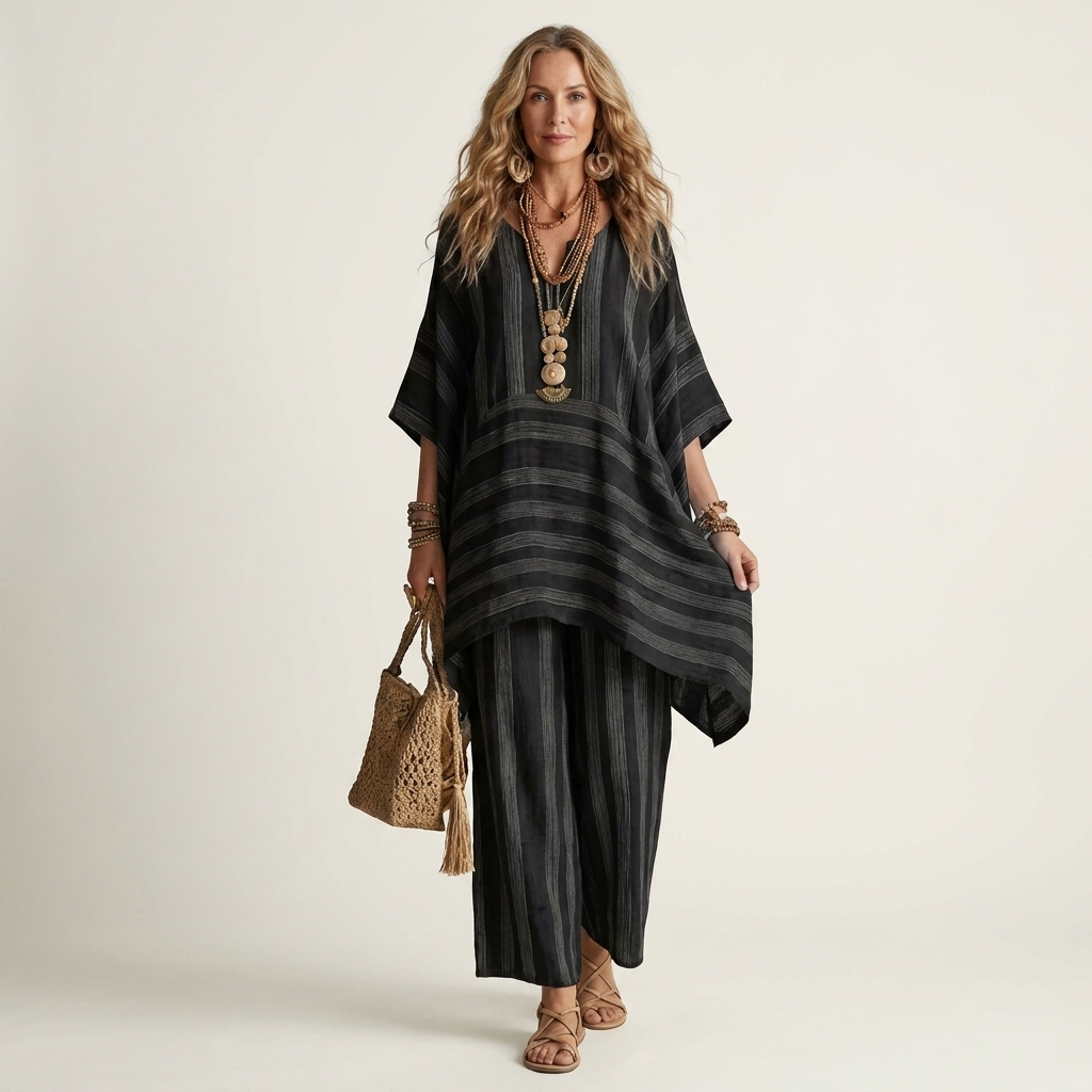 Kiara | Striped Set